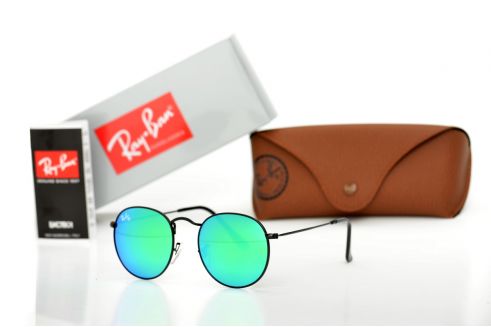 Ray Ban Round Metal 3447green-b