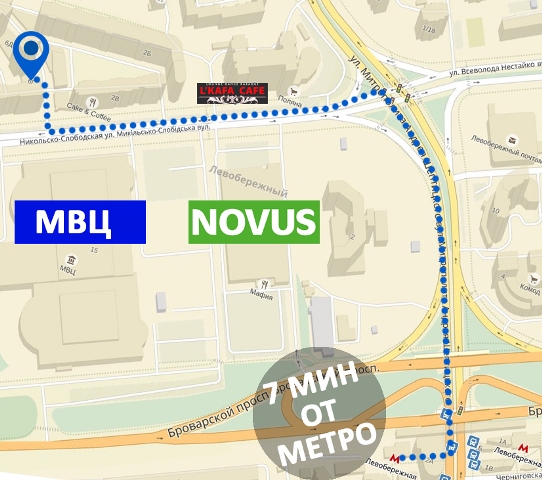 Карта проезда o4ki.kiev.ua